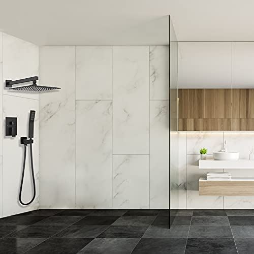 Trim Kit with Rough-in Valve Shower Set Bath Rainfall Shower Faucet System