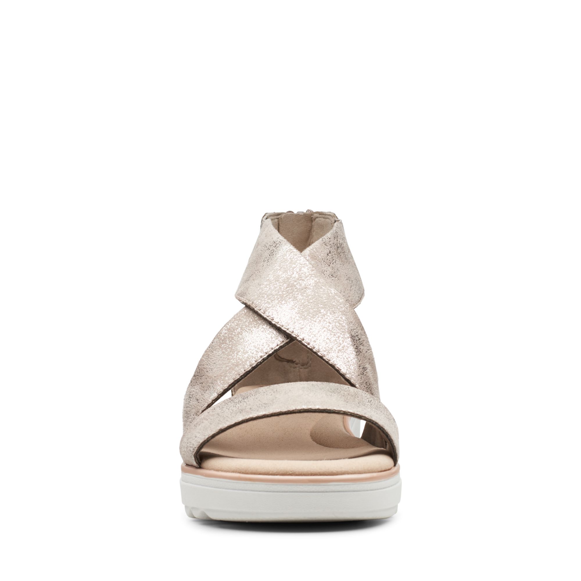 Women Sandals Jillian Rise Pewter Metallic