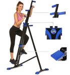 Hurbo Vertical Climber Home Gym Exercise Folding Climbing Machine Exercise Bike for Home Body Trainer Stepper Cardio Workout
