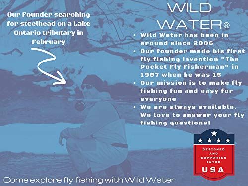Wild Water Fly Fishing 11 Foot 4-Piece 7-Weight Switch Rod Complete Fly Fishing Rod