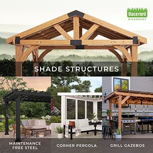 Backyard Discovery Somerville 14 x 10 All Cedar Pergola
