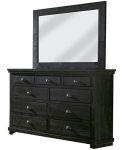 Progressive Furniture Willow Drawer Dresser with Mirror