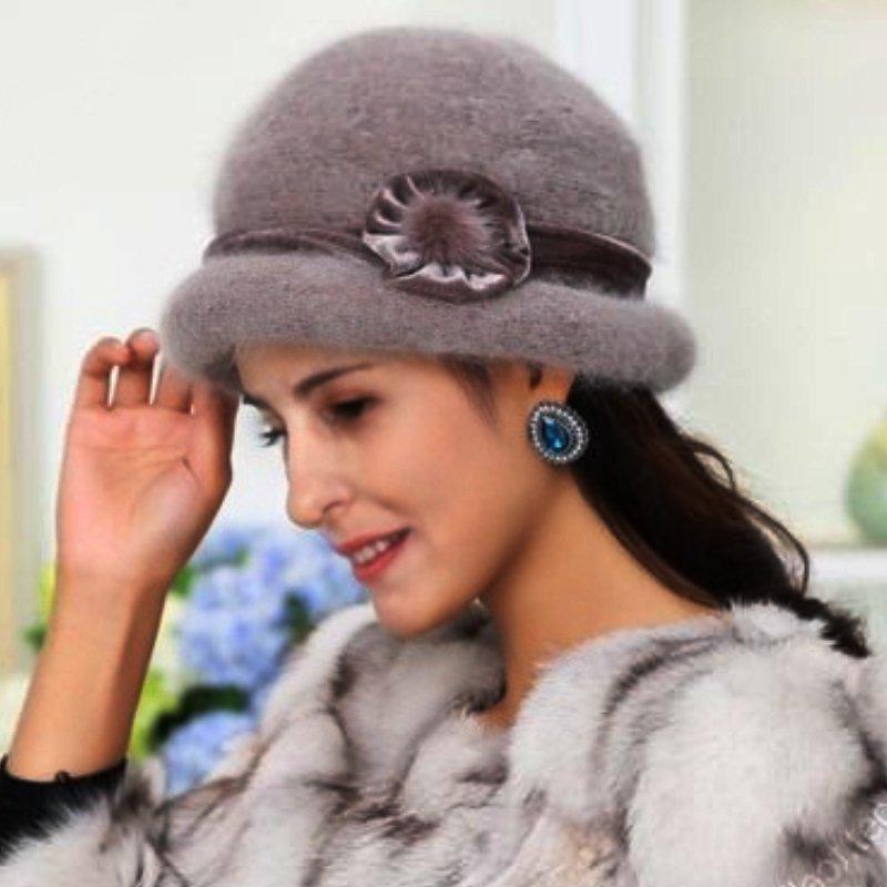 Vintage Angora-Blend  Winter Warm Hats