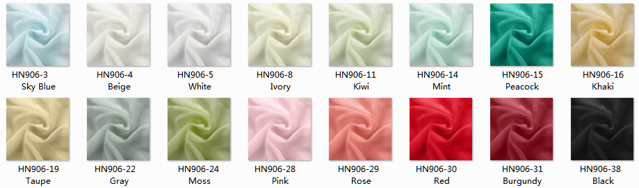 SCANDINA Solid Sheer Fabric Swatch Refundable Order Amount Over $399