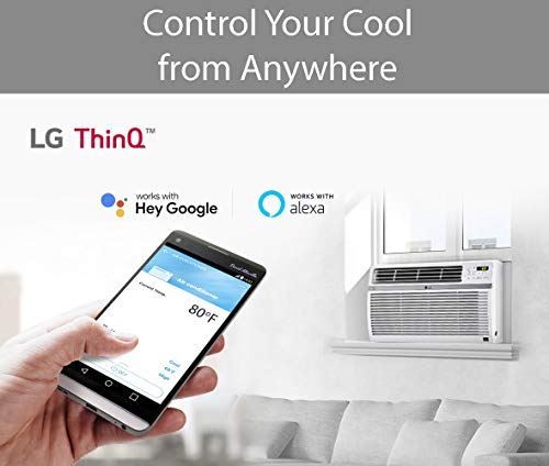 12,000 BTU 115V Window-Mounted Air Conditioner with Wi-Fi Control