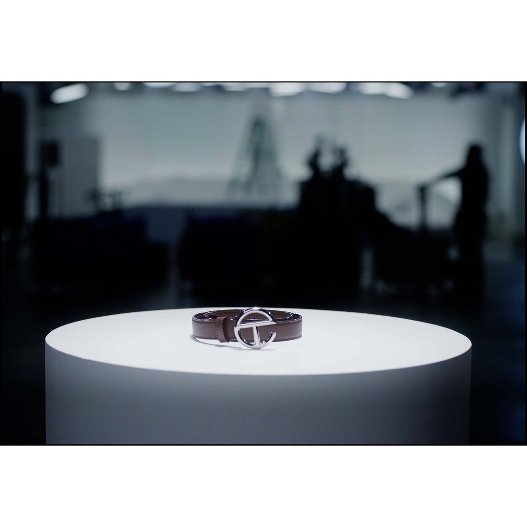 Logo Belt - Silver/Chocolate