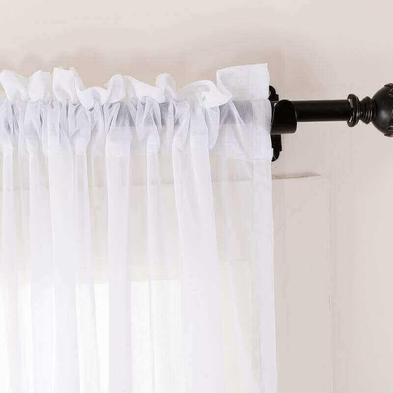 CUSTOM Hanna Rose Gradient Ombre Sheer Curtain Tulle Gradual Drapery