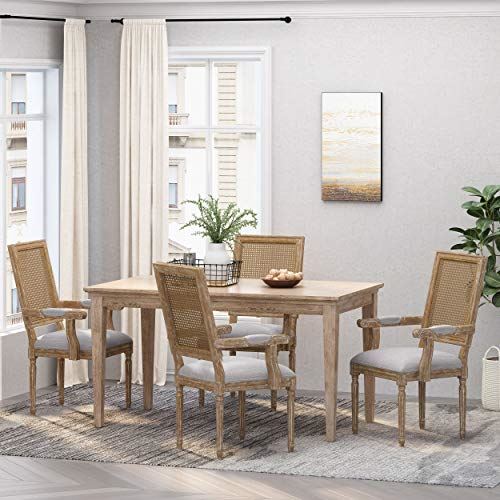 Christopher Knight Home Maria DINING CHAIR SETS, Light Grey