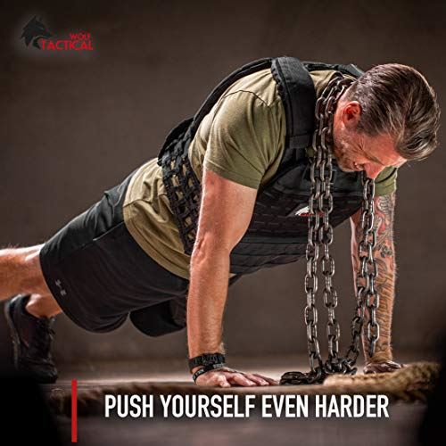 WOLF TACTICAL Adjustable Weighted Vest – WODs,- (Gray)