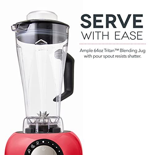 Deluxe 64 oz Blender with Stainless Steel Blades, Digital Display