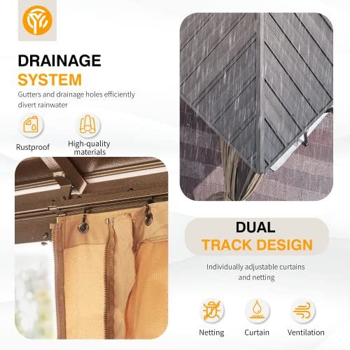 10�� X 13�� Hardtop Gazebo Galvanized Steel