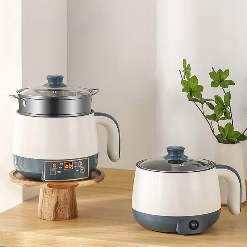 Multicooker Electric Cooking Pot 1-2 People Small Rice Cooker Household Hot Pot Electric Steamer Non-stick