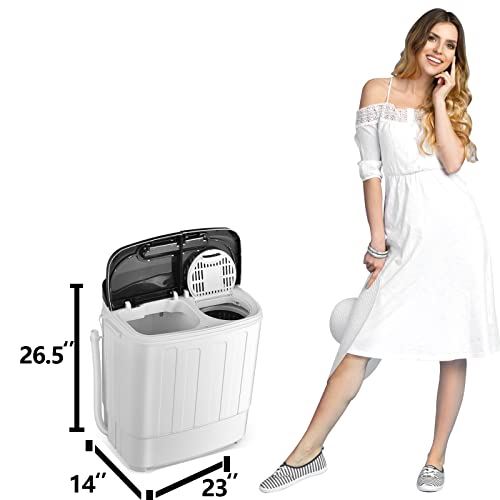 Dryer Combo XPB36-1288SA Mini Washing Machine, Black