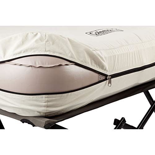 Coleman Camping Cot, Air Mattress, and Pump Combo | Folding Camp Cot