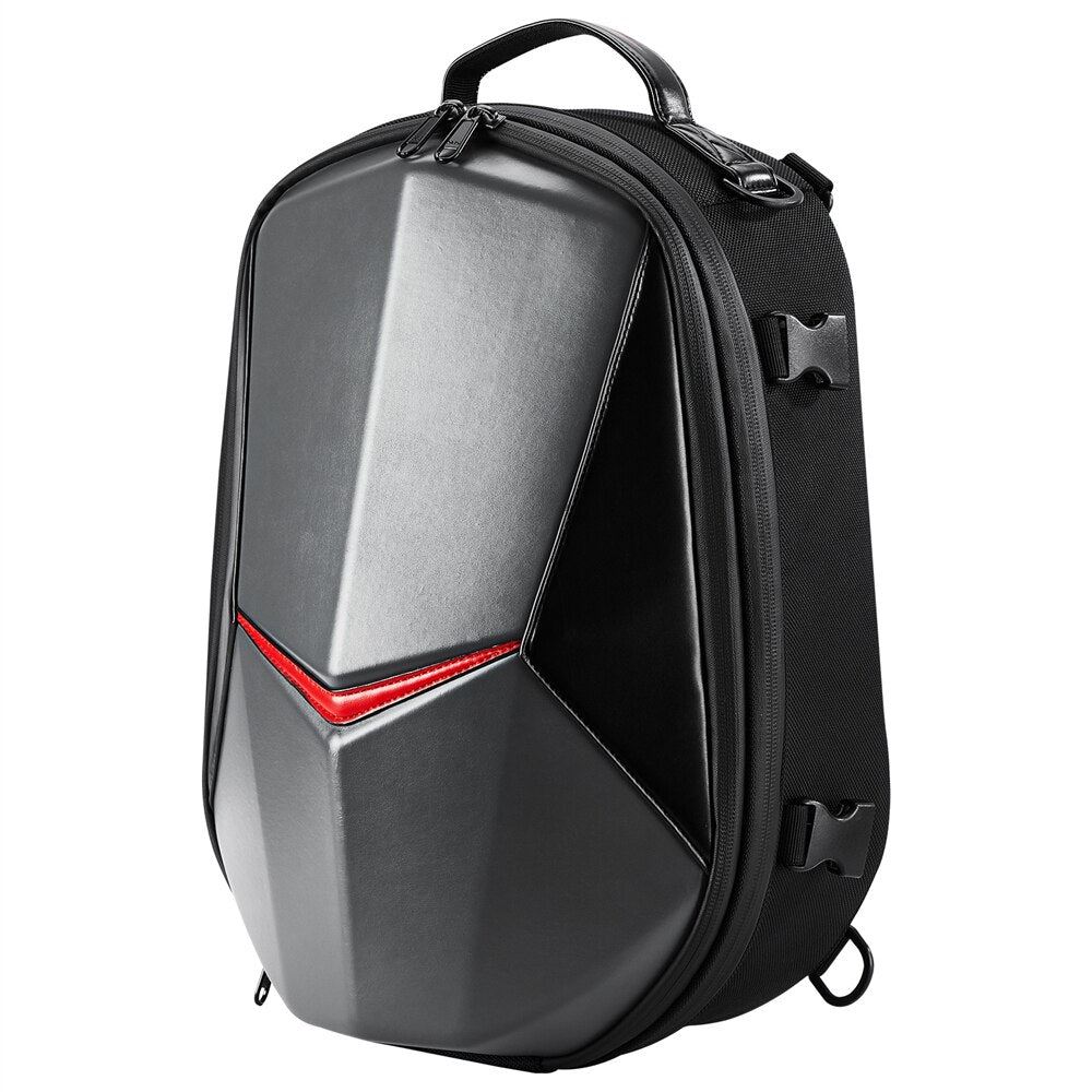 Motorcycle Back Seat Bags Tail Bag PU+EVA Waterproof Universal Bag