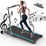 CITYSPORTS Treadmill for Home,Under Desk Treadmill Portable Walking Pad,Bluetooth Built-in Speakers, Adjustable Speed, LCD Screen & Calorie Counter,  For Home Gym- Fitness Equipment for Men and Women