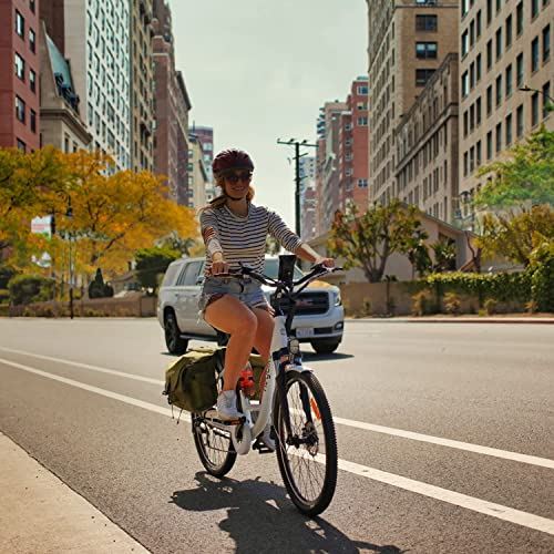 Cityscape Electric Bike 350W Electric City Cruiser Bicycle-Up to 40 Miles-
