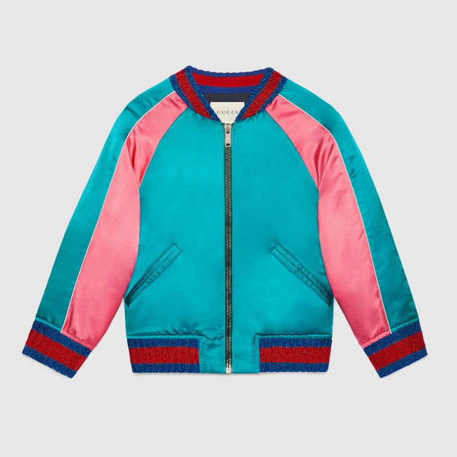 Children's bomber with cat