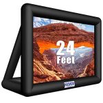 24 FT Inflatable TV Projector Movie Screen for Outdoor and Indoor