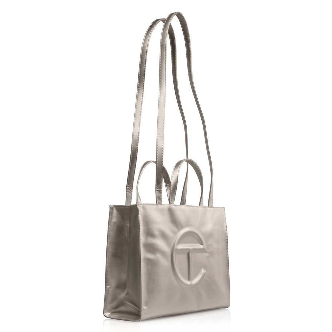 Medium Bronze Shopping Bag