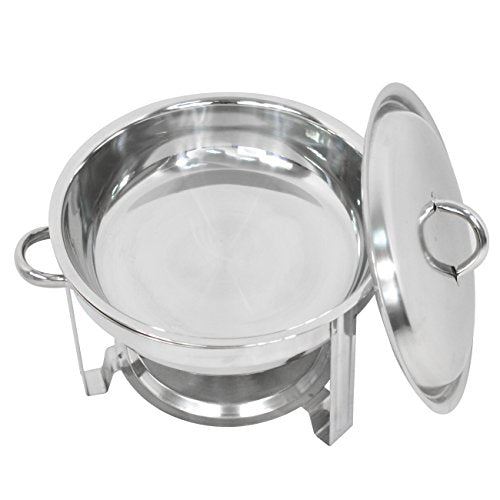 5 Qt. Stainless Steel Chafing Dish, Dinner Serving Buffer Warmer Set