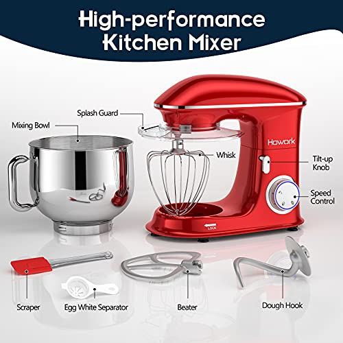 Planetary Mixing Electric Kitchen Mixer With Dough Hook, Beater & Egg Whisk