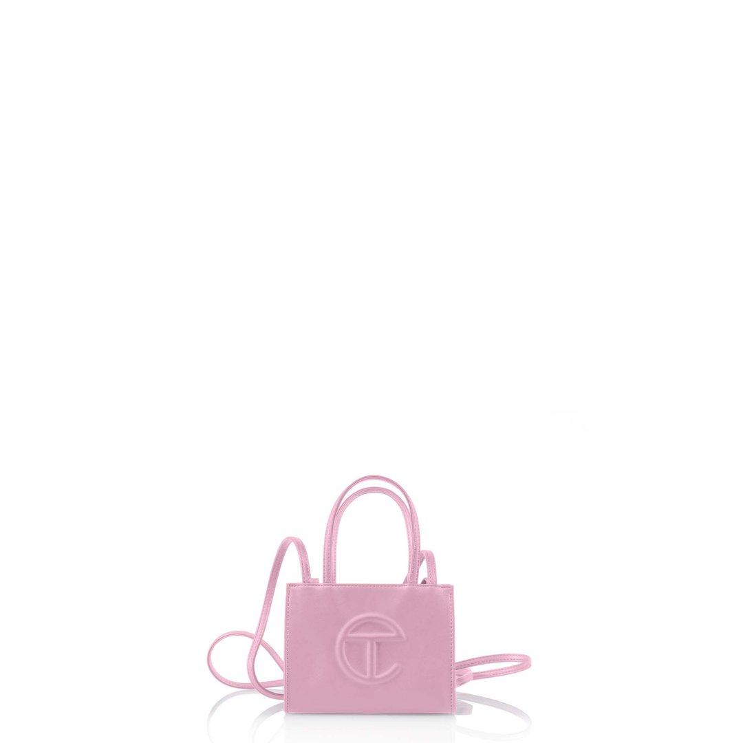Small Bubblegum Pink Shopping Bag