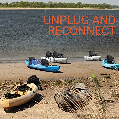 BKC PK12 Angler 12�� Solo Sit-On-Top Fishing Kayak, Propeller-Drive w/Instant Reverse