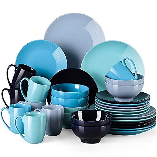 Dinnerware Set, 32 Piece Dishes Dinner Sets, Dinner Plates, Dessert Plates