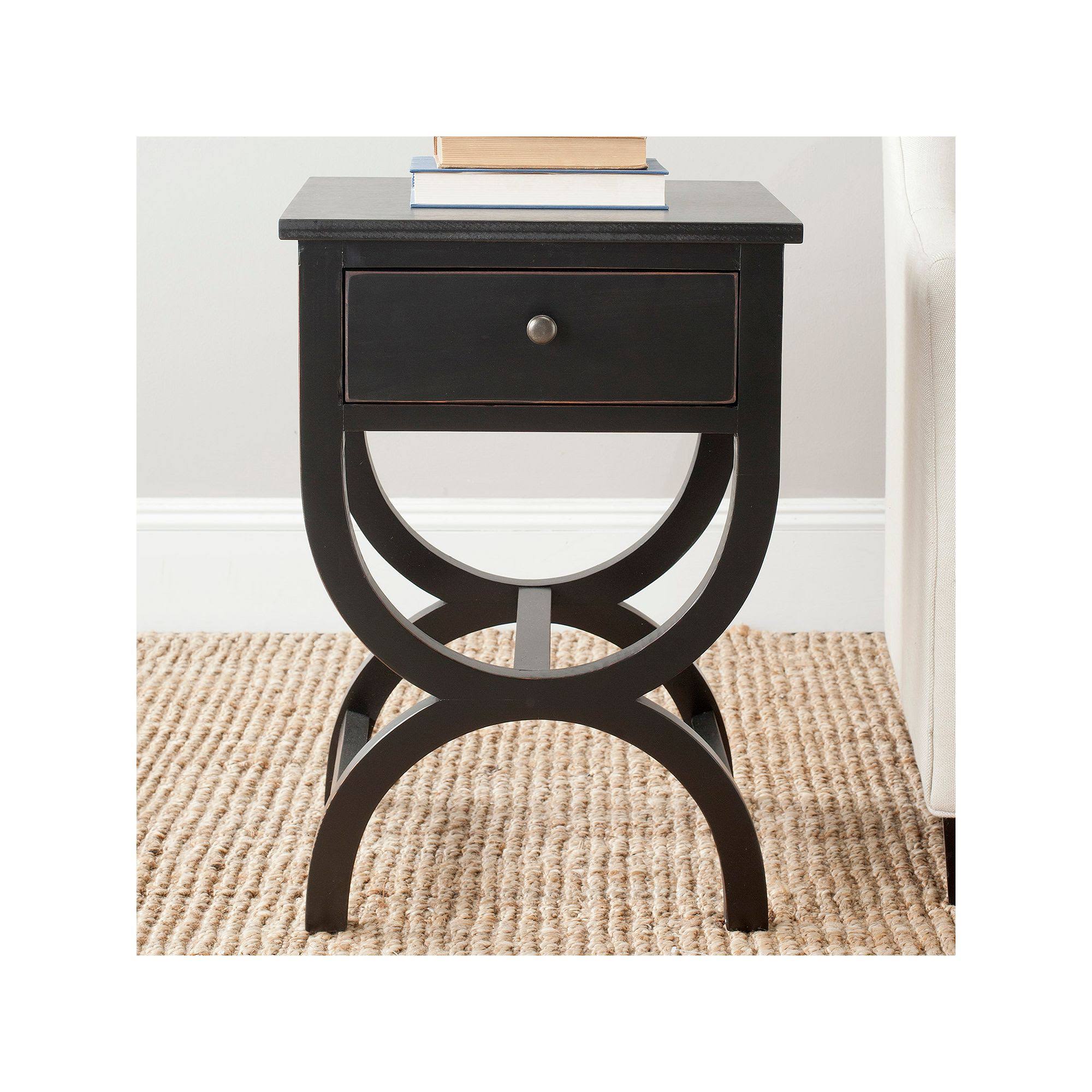 Safavieh Maxine Accent Table, Black
