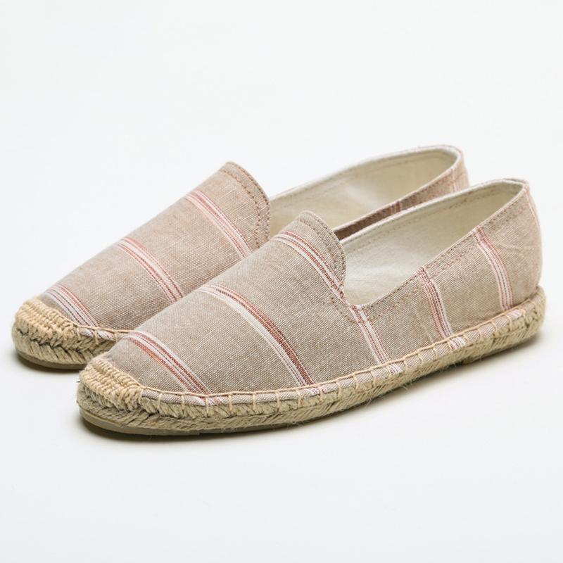 Women Canvas Loafers Casual Comfort Slip On Shoes
