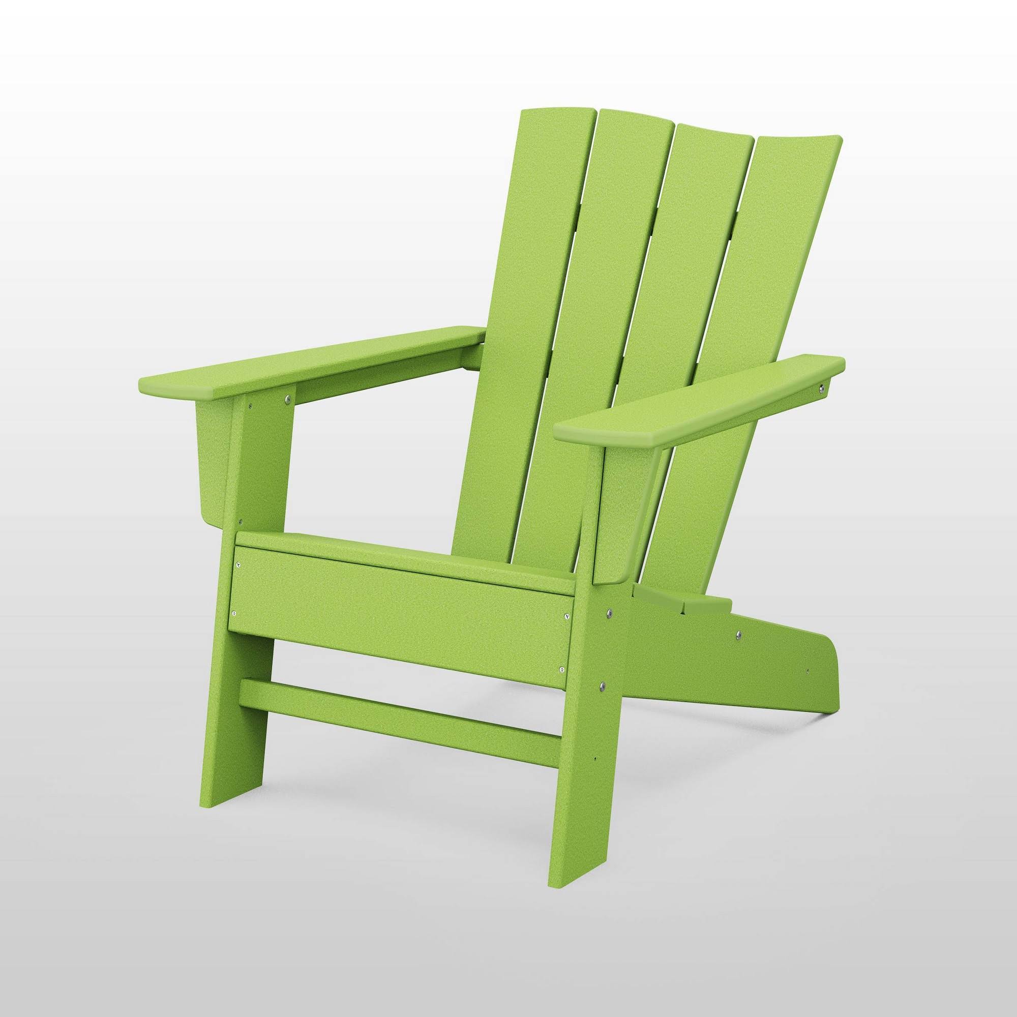 POLYWOOD The Wave Chair Left in Lime