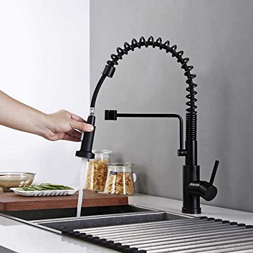 Touch On Kitchen Faucets with Pull Down Sprayer, Single Handle