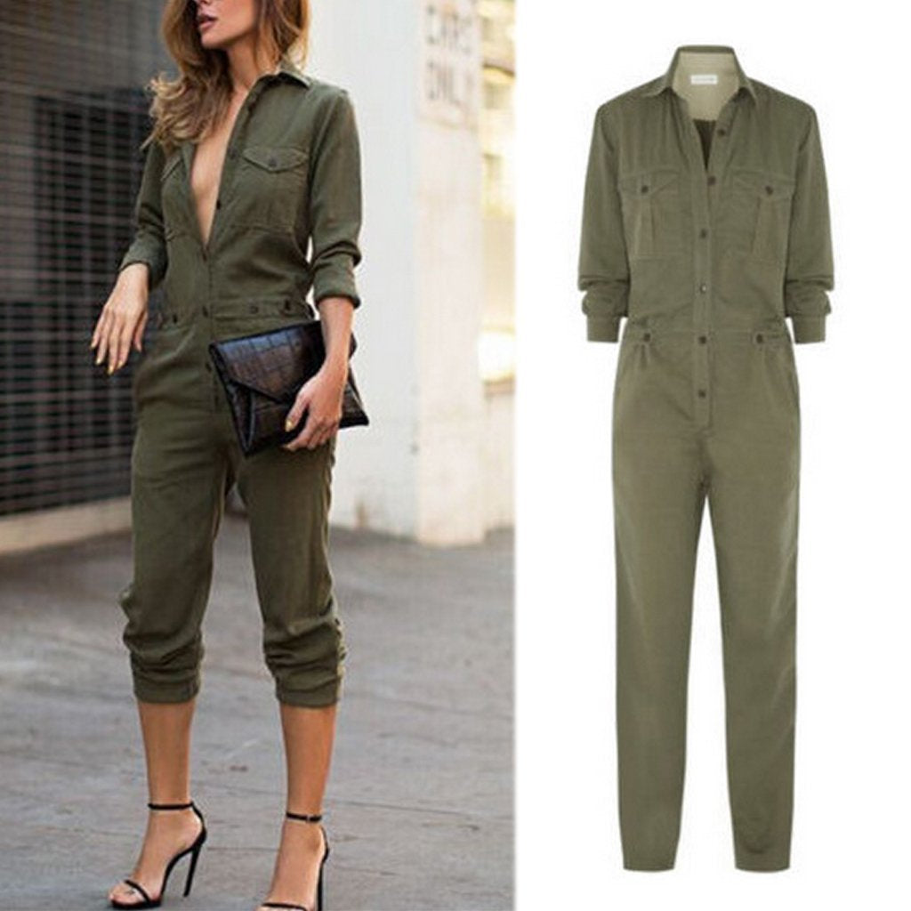 Cotton Stripes Sleeveless Basic Crew Neck Jumpsuits Romper