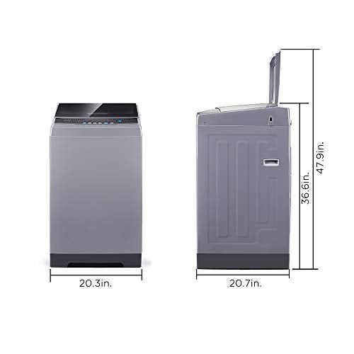 Machine, 11lbs Capacity Fully Automatic Compact Washer with Wheels