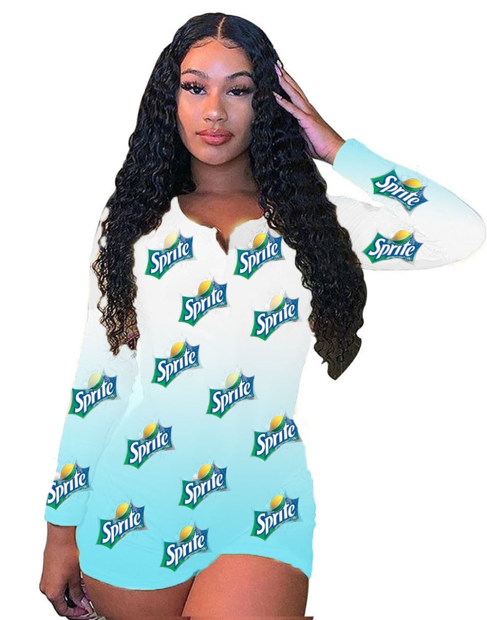 Casual Long Sleeve Snack Print Pajama Rompers