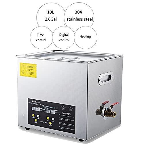 Ultrasonic Jewelry Denture Parts Cleaner with Digital Timer Heater Control