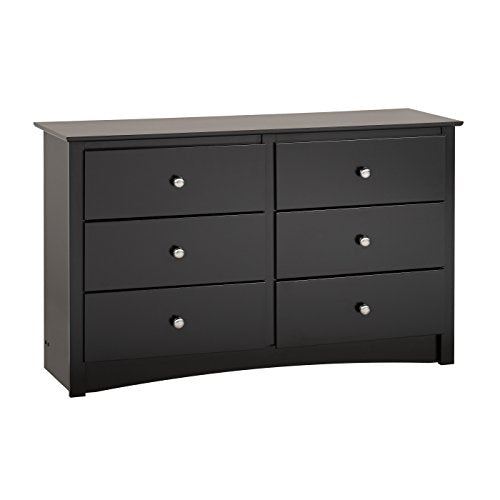 PREPAC Black Sonoma ChildrenaTMs 6 Drawer Dresser