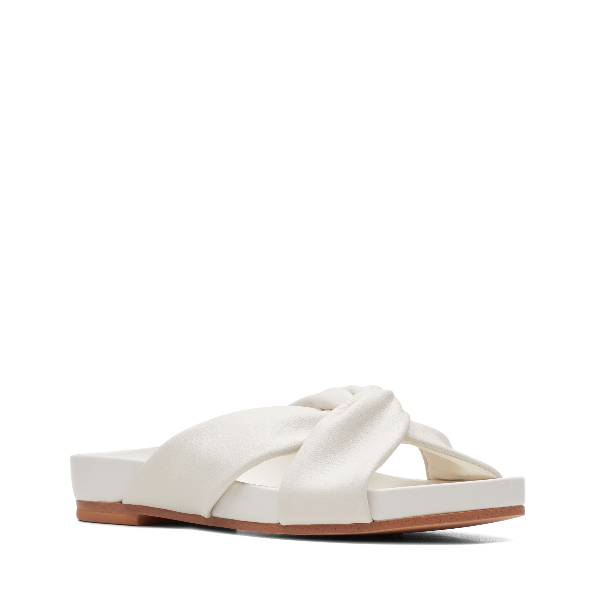Women Sandals Pure Twist White Leather