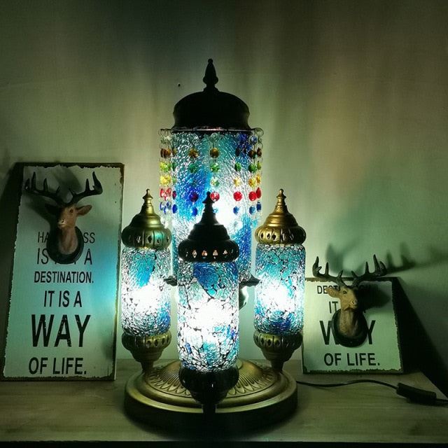 Tiffany Stained Glass Table Lamp Living Room Bedroom Cafe Restaurant Bar Table Lamp