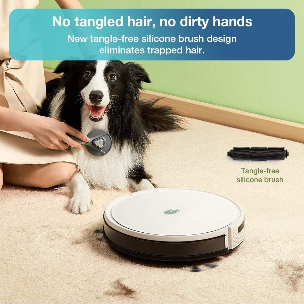 2000Pa Wi-Fi Robotic Vacuum Cleaner/White