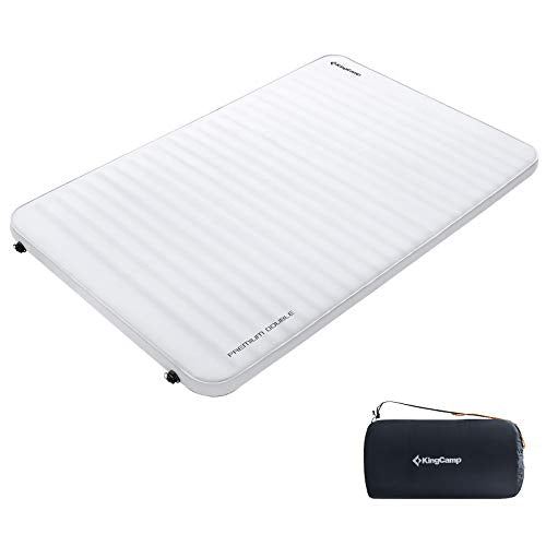 KingCamp Luxury 3D Double Self Inflating Camping Sleeping Pad Foam Air Mattress