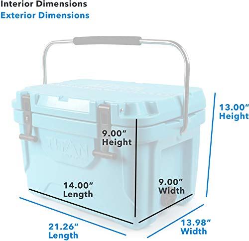 20Q Premium Ice Chest Roto Cooler with Microban Protection