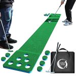 2-FNS Game Play 11��5 Golf Putting Mat for House Party Office Backyard w/2 Putters
