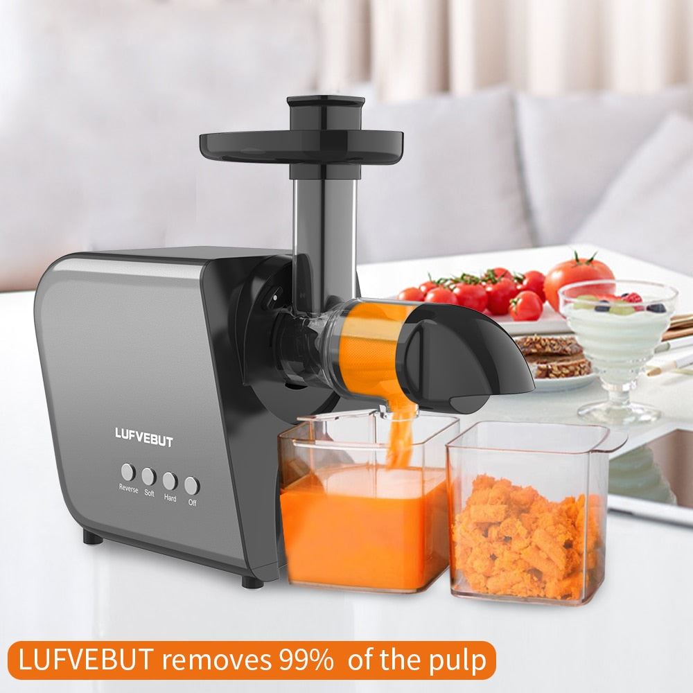 Juicer Electric High Nutrition Vegetables And Fruits Slow Blender Soft And Hard Modes