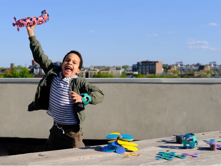 Rainbow Modular Magnetic Building Set