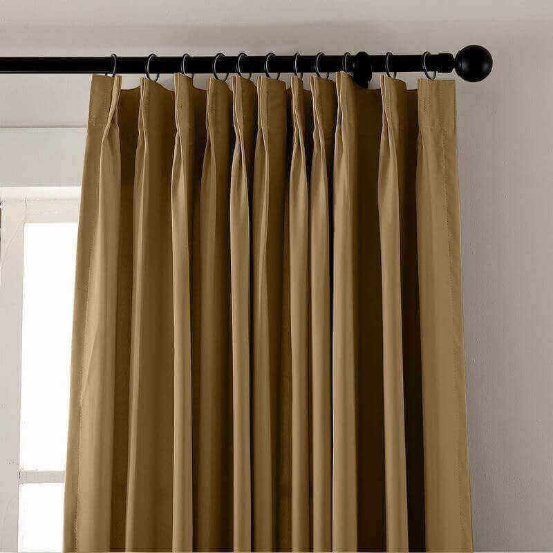 CUSTOM EDOARDO Wheat Indoor Blackout Curtain