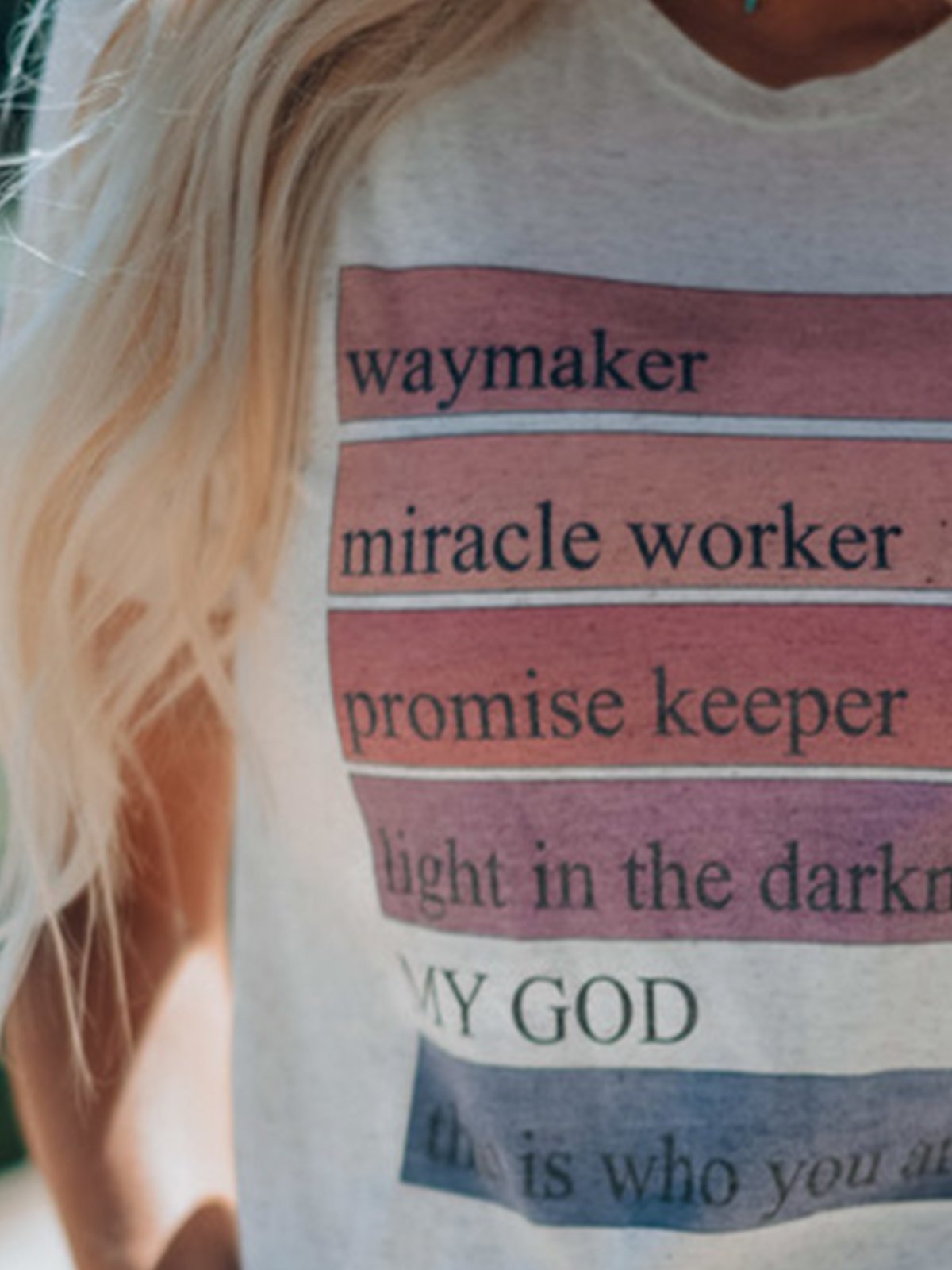 White Tc Casual Letter Crew Neck Shirts & Tops