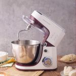 Electric Vertical Food Mixer Stainless Steel Food Mixer 5.5L Cream Dough Cake Bread Whisk Chef Machine