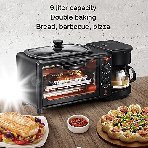 3-in-1 Breakfast Center Station, Multi-Function Toaster, 5.5��� Griddle